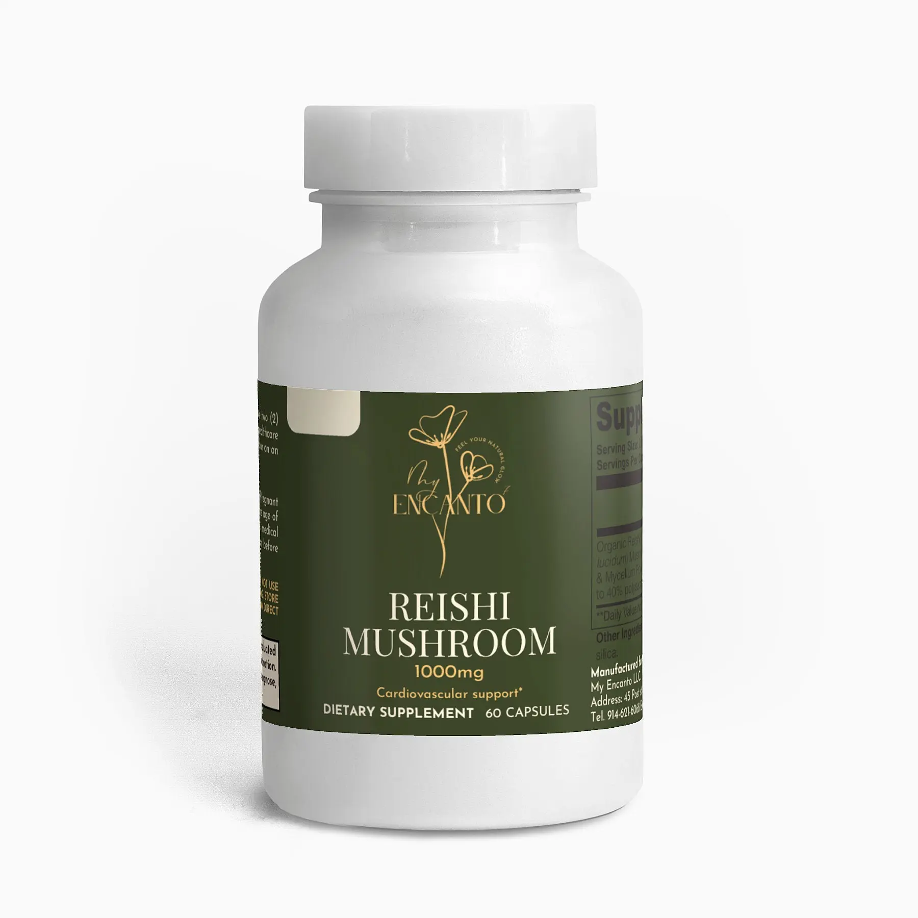 Organic Reishi Mushroom Capsule for Healthcare and Dietary Supplement