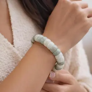 Virelyn S Anxiety Relief Items Natural Bodhi Seed Bracelets Anxiety Fidget Bracelets Jewelry Protection Healing Gift Stretch Sensory Beaded for Adults