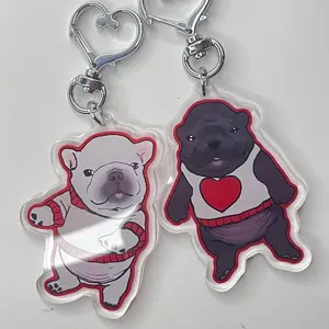 Pibble Lovers Keychains | Unique Keychain Designs | Perfect for Backpacks, Keys and Gifts | High Quality and Customer Favorite Items