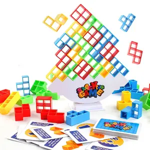 Stack & Balance Tetra Tower - Boost Hand-Eye Coordination in this Exciting Family Game! #BalanceChallenge #EducationalToy #FamilyGame