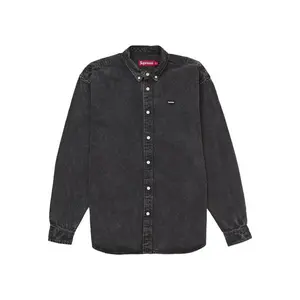 Supreme Small Box Denim Shirt Black (men) by StockX