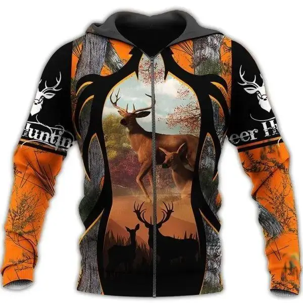 3D All Over Printed Shirt Deer Hunting Camouflage Hoodie Men Women Fashion Hooded Sweatshirt Long Sleeve 3D All Over Printed Shirt Deer Hunting Camouflage Hoodie Men Women Fashion Hooded Sweatshirt Long Sleeve