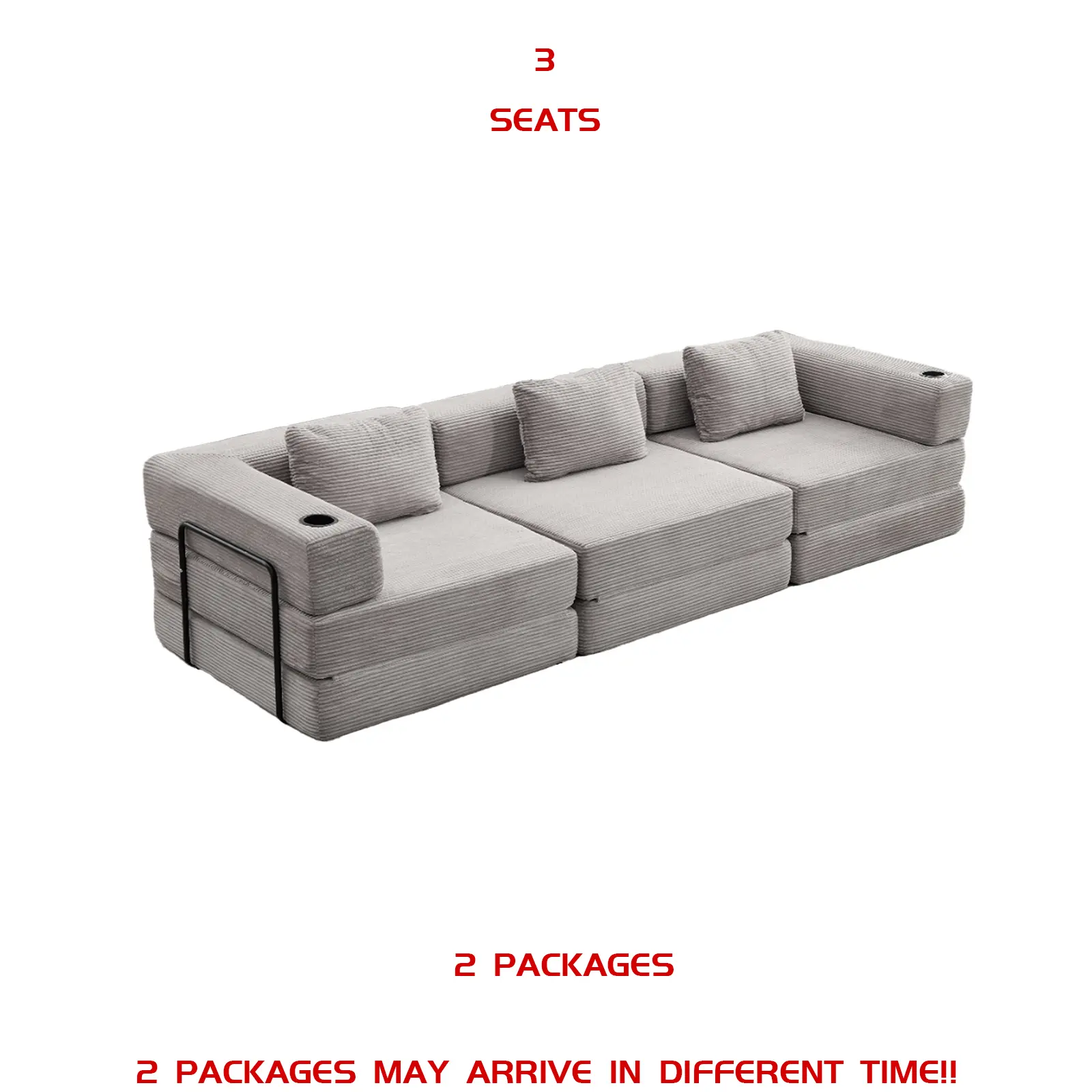 Light Grey - 3 seats
