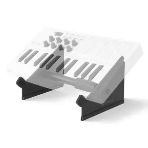 STRICH Desktop Stand for Sampler/Synth/MIDI Controller/Drum Machine, Adjustable Length from 6.6" – 10.6", Black, SDS-10