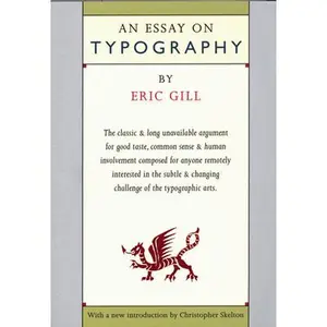USED-Essay on Typography by Eric Gill (Hardcover)