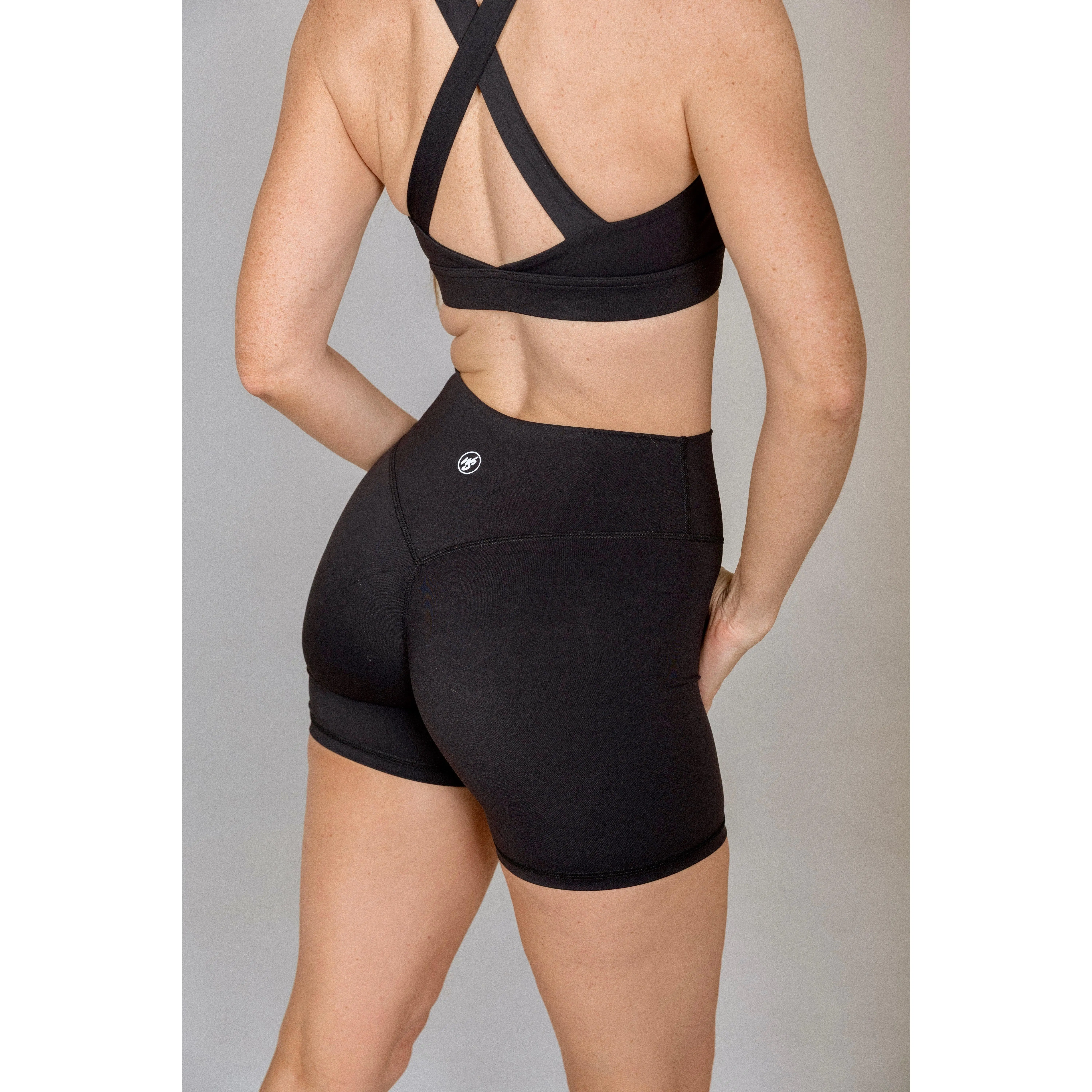 Vitality Shorts – Black | High-Waisted Sculpt Fit