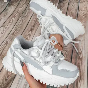 2026 trendy thick-soled fashion casual outdoor dad shoes, couple's versatile sports shoes, soft-soled comfortable student school shoes