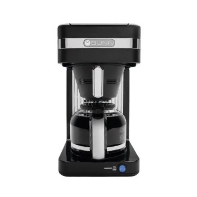 Bunn 6082559 Coffee Maker, Black & Silver - 10 Cups, Coffee At Home, Black Coffee Filter Coffee Machines