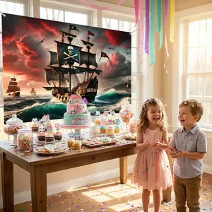 PPirate Flags European Simple Design Horizontal Banner | All-Weather Durable for Indoor & Outdoor | Vivid Color Fastness