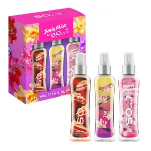 So…? Body Mist Set - Perfumes for Women - Vanilla Perfume, Red Velvet, Cherry Blossom - Scents Lasting 6 Hours - Fragrance Gifts for Women - 3 pcs