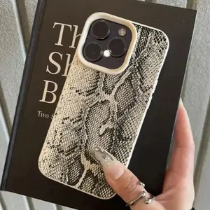 Anti-Drop Snake Skin Pattern Phone Case, Full Body Shockproof Tpu Cover, Fits iPhone XR 11-17, Pro Max & Plus, Creative UV Print Design