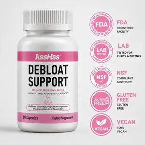 Debloat Supplement for Women – Digestive Enzymes for Bloating Relief, Gas & Water Retention Support, Gut Health with Ginger, Turmeric & Bromelain