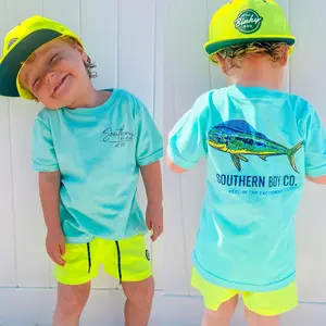 Adult & Youth Mahi Mahi Boys Shirt, Southern Boy Co Shirt, Family Matching Outfits, Dad And Son Tee, Young And Adult Shirt
