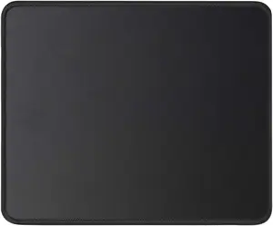 JIKIOU Mouse Pad with Non-Slip Rubber Base, Premium-Textured & Washable Computer Mousepad with Stitched Edges, Mouse Pads for Computers, Laptop, Gaming, Office & Home, 10.2 X 8.3 In, Black