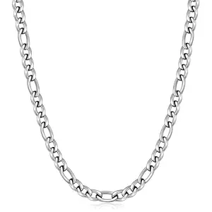 Figaro Chain Necklace for Men/Women - Stainless Steel, Waterproof & Hypoallergenic | Classic Urban Style
