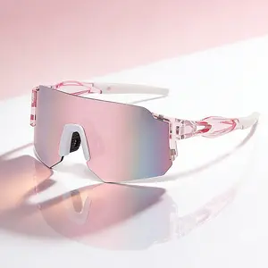 Colorful Cycling Glasses Outdoor Sports UV400 Sunglasses Suitable for Fishing, Mountain Biking Road Cycling and Skiing - Windproof Sun-Protective Goggles