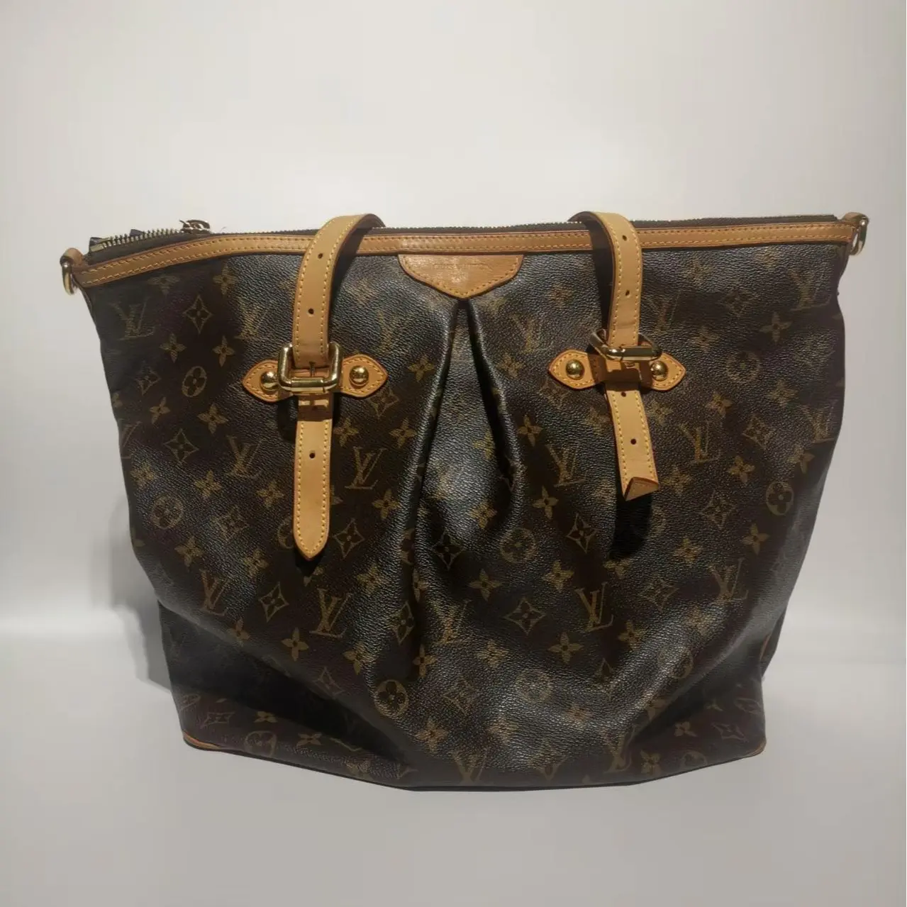 Pre-owned Louis Vuitton Monogram Palermo Handbag Shoulder Bag