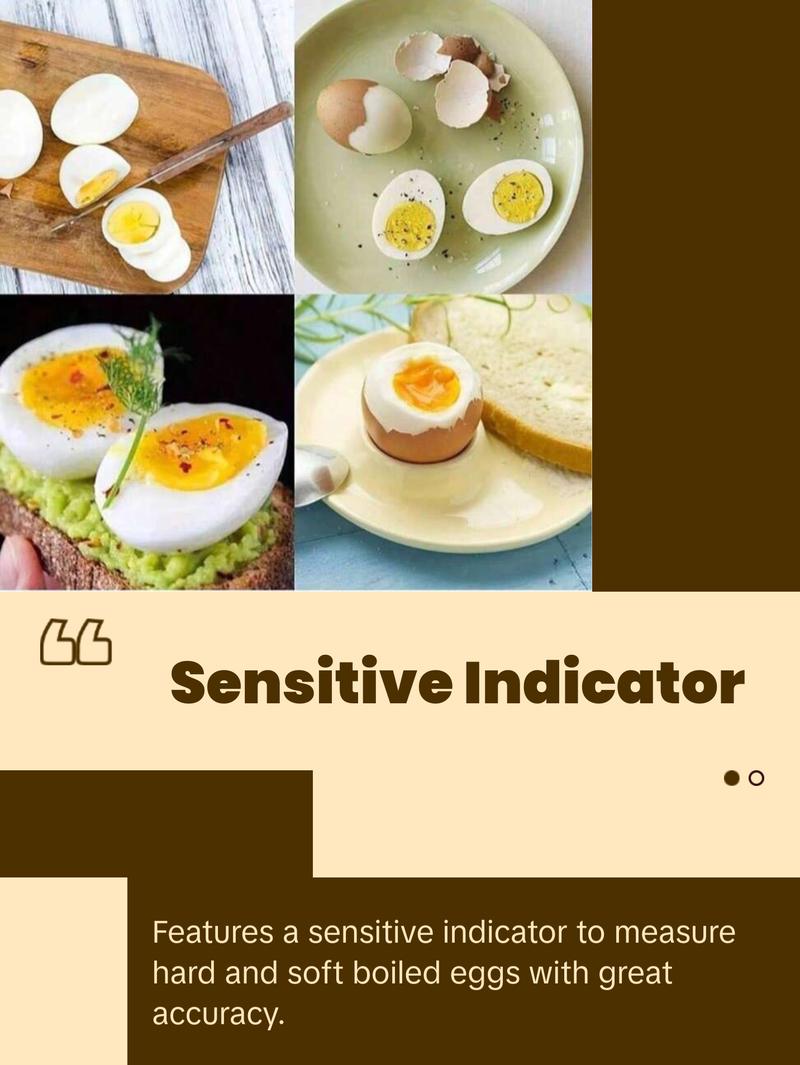 Color Changing Egg Timer - Accurately Measures Hard & Soft Boiled Eggs with Sensitive Indicator Kitchen Accessory 2.12x1.57 Inches