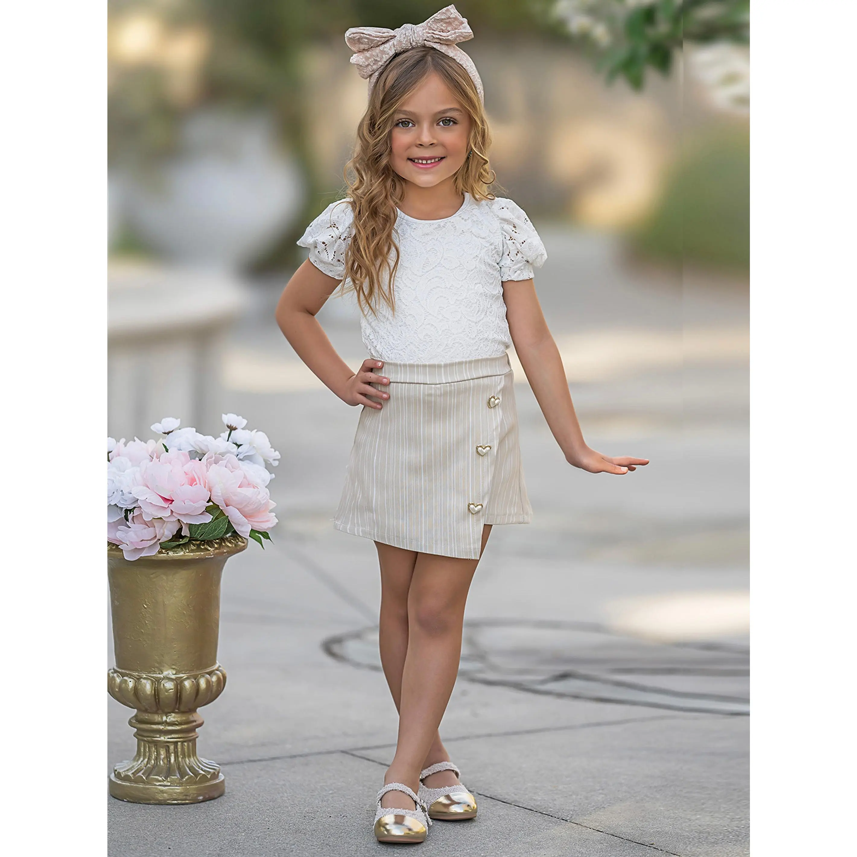 Forever In Style Lace Top and Skort Set