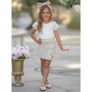 Forever In Style Lace Top and Skort Set Forever In Style Lace Top and Skort Set