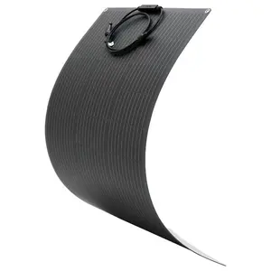 VEVOR Flexible Solar Panel, 100W Semi-Flexible Bendable Monocrystalline Solar Panel, 23 Efficiency Mono Off-Grid Charger with MC4 Output, IP67 Waterproof for Marine RV Car Cabin Curved Surfaces