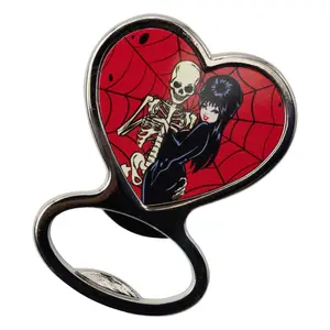 Elvira Viva Til Death Magnetic Heart Bottle Opener