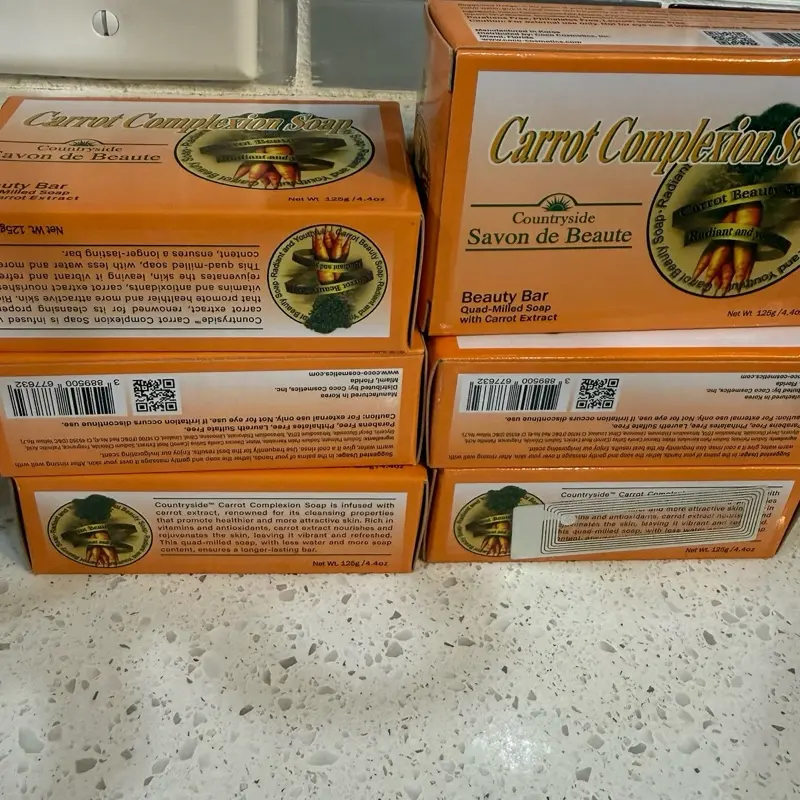 6 pcs Carrot soap complexion Skincare 6 pcs Carrot soap complexion Skincare