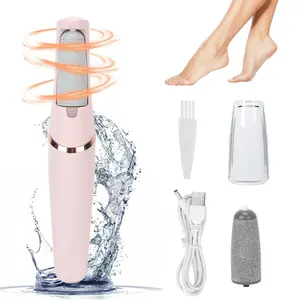 Electric Foot Callus Remover, Electric Callus Remover Professional Pedicure Tool, Rechargeable Kits for Dry, Dead, Cracked, Hard Skin, Men, Women, Dead Cracked Hard Skin Calluses Pink Exfoliating Manicure Nail