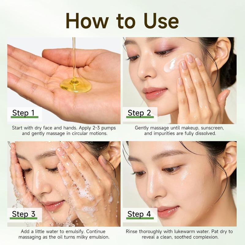 Centella Light Cleansing Oil Gentle Oil Cleanser for Face with Cica & Vitamin E Dual-Boost Formula Double Cleansing Lightweight Makeup Remover Hydrating Facial Daily skincare routine, natural ingredients, moisturizing facial oil, soothing cleansing oil