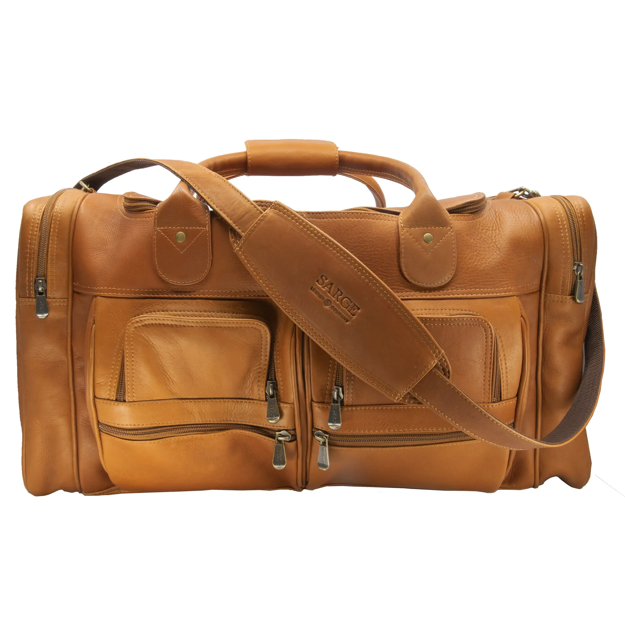 Capitán Leather Executive Duffel Bag, Premium Travel Bag for Business and Weekend Use
