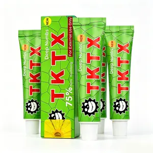 TKTX Tattoo Numbing Cream - For Tattoos - Enhanced Version Painless Procedure 75% Very Strong 10g