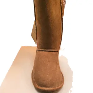 BearPaw Suede Sheepskin Boots - Soft & Cozy Winter Footwear for Women, Comfortable & Stylish Design