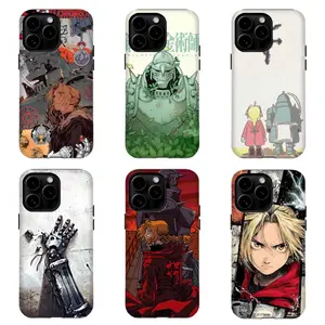 Fu11metal A1chemist Vintage Manga Colorful Phone Case For iPhone 11 12 13 14 15 16 17 Pro Max For Samsung S26 S25 S24 S23 S22-Gift For Her/Him