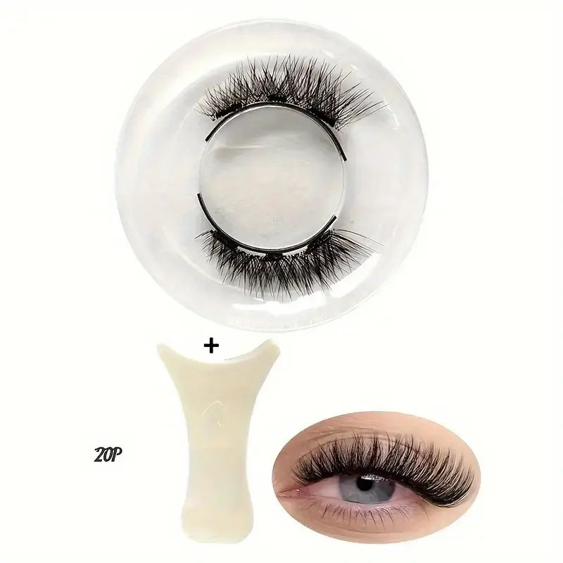 Reusable Magnetic Individual Eyelash Kit with Applicator for Beauty- Magnetic Lashes for Natural Look Light Weight Cat Eyelash Fluffy Hair Soft False Eyelashes for Daily Usage Makeup Tool Magnetic Eyelashes Set Cosmetic False Lashes
