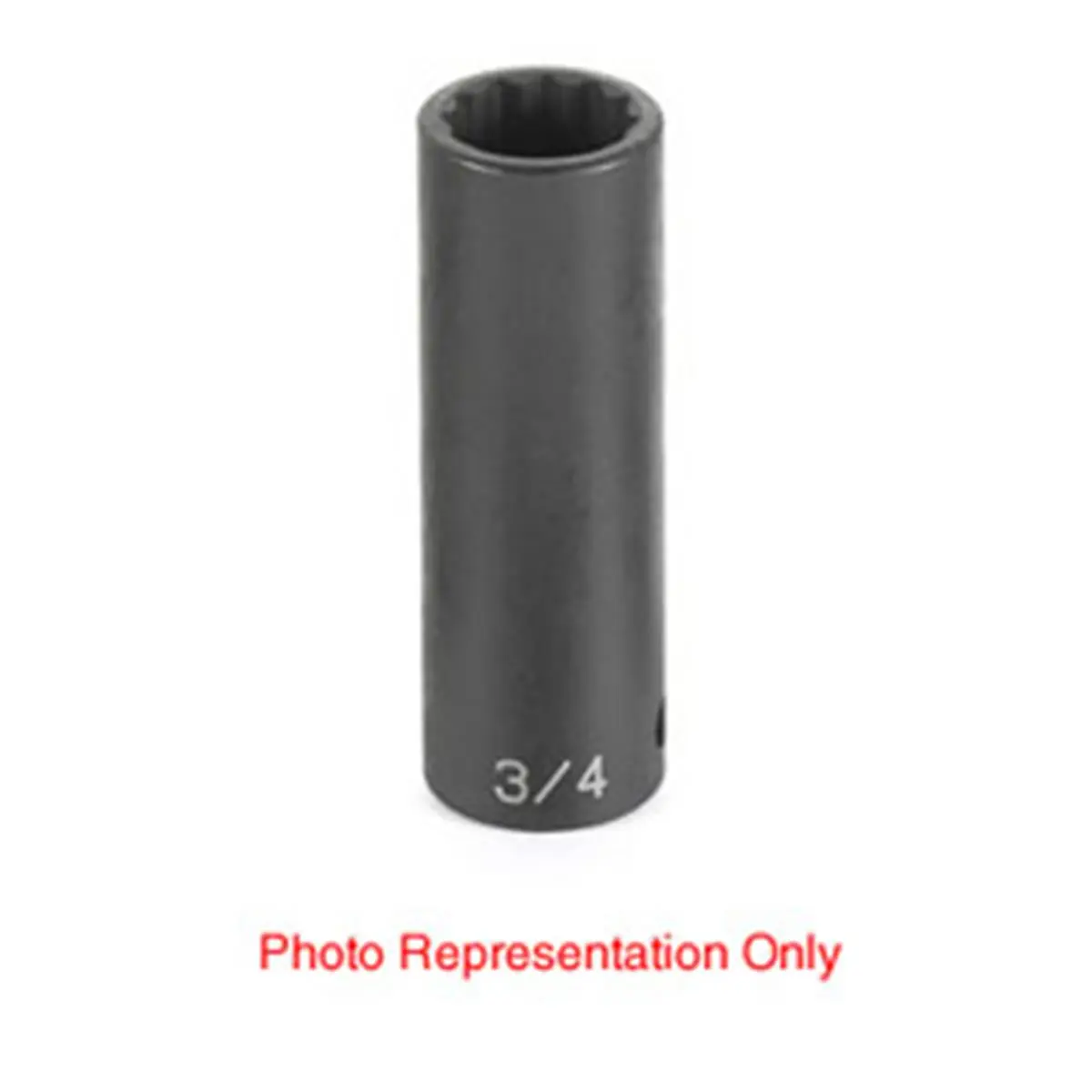 212 MAIN 32mm Deep Impact Socket, 12-Point 1/2 in. Drive, Chrome Moly Steel Tool with High Torque Drive, Impact Tools, Increased Strength, 0.5 In. Drive X 32 Mm