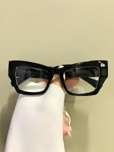 Trendy Cat Eye Frame Eyeglasses, Vintage Fashion Eyeglasses for Women & Men, Fashion Eyeglasses for Work, Daily Clothing Decor, Perfect for Student Daily Use, Classic Fashion Glasses