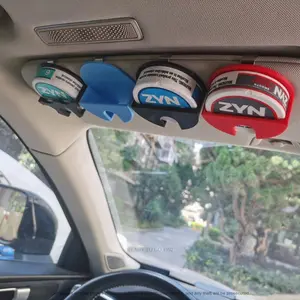 Trending Car Visor Zyn Pouch Holder Universal Fit Easy Access PLA Material Durable Secure Hold Black White Blue Red（FS）