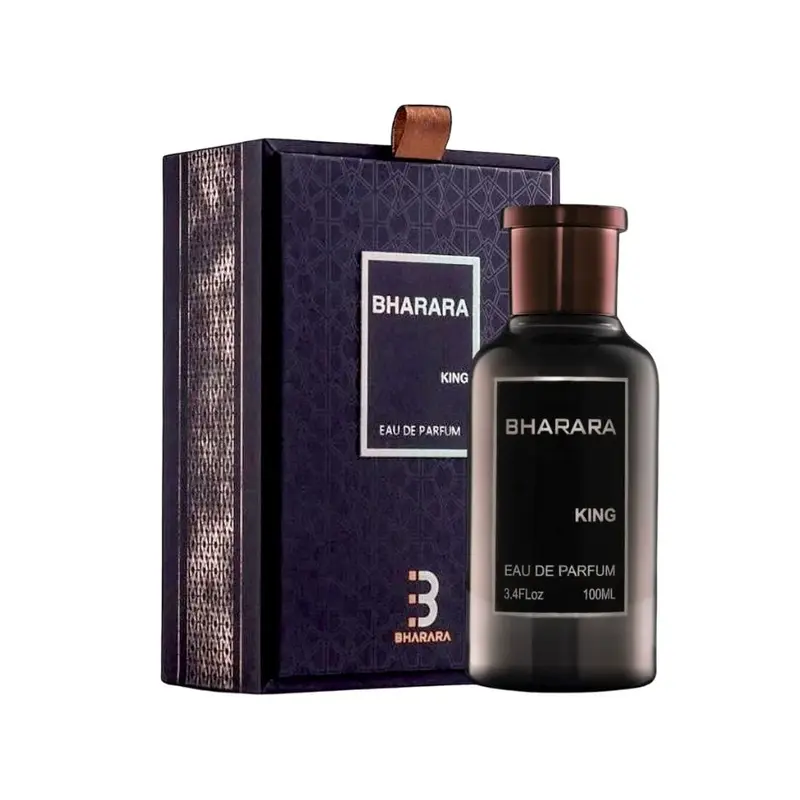 BHARARA KING Men's EDP Fragrance Cologne - 3.4 Fl Oz (3 to 3.9 fl oz) Amber Scent with Orange-Bergamot Notes, Daily Wear for Adults, 60 Months Shelf Life, Men's Cologne