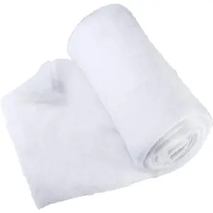Artificial Snow Roll - Large Fluff for Christmas Village Displays, 94"x31" Tabletop Décor, Winter Wonderland Party Scenes - Thick White Blanket for Holiday Backdrops and Festive Decoration