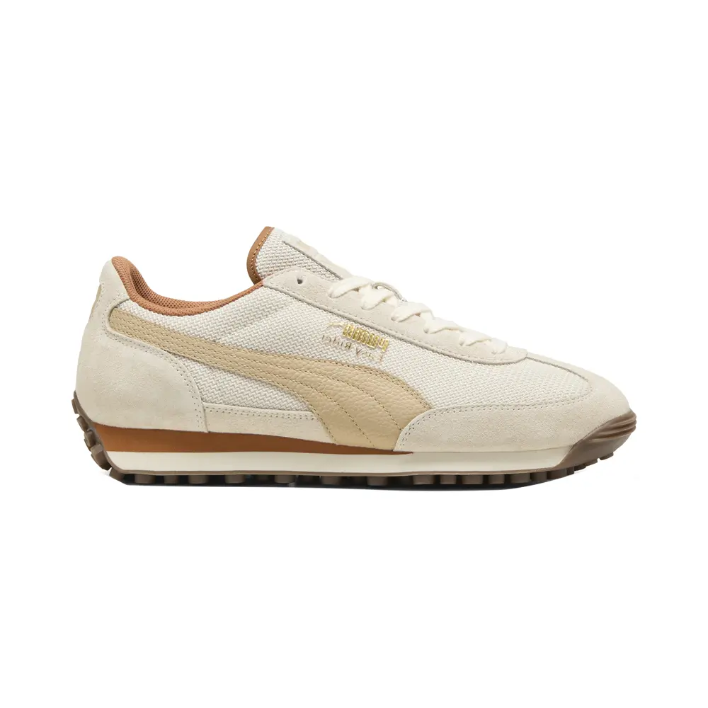 PUMA Mens Easy Rider Elevated Lace Up Sneakers Shoes Casual - White