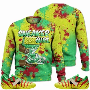 Ja 3 Jurassic Park Explorer Outfit Ugly Sweater, Heart Shoes Streetwear Unisex Sneaker Matching Shirts