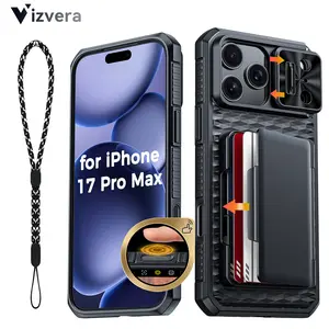 Vizvera for This iPhone 17 Pro Max Case Replaces Your Wallet – RFID Blocking + Card Holder + Kickstand