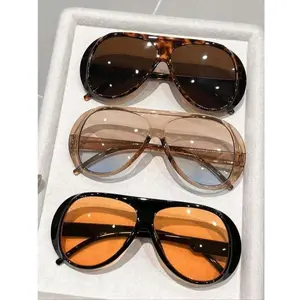 3-Pack Unisex Oversized Sunglasses - UV400 Protection Trendy Versatile Shades