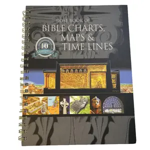 Rose Publishing Book of Biblical Comparison Charts Maps & Timelines 10th Anniversary Edition Reproducible Hardcover for Educators Students Researchers