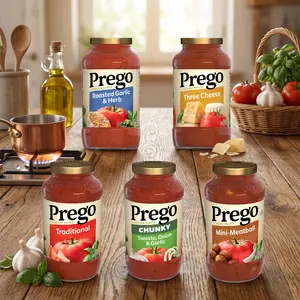 Pasta Sauce Variety, Rich Tomato Sauce, Multiple Flavors, 24 Oz Jar