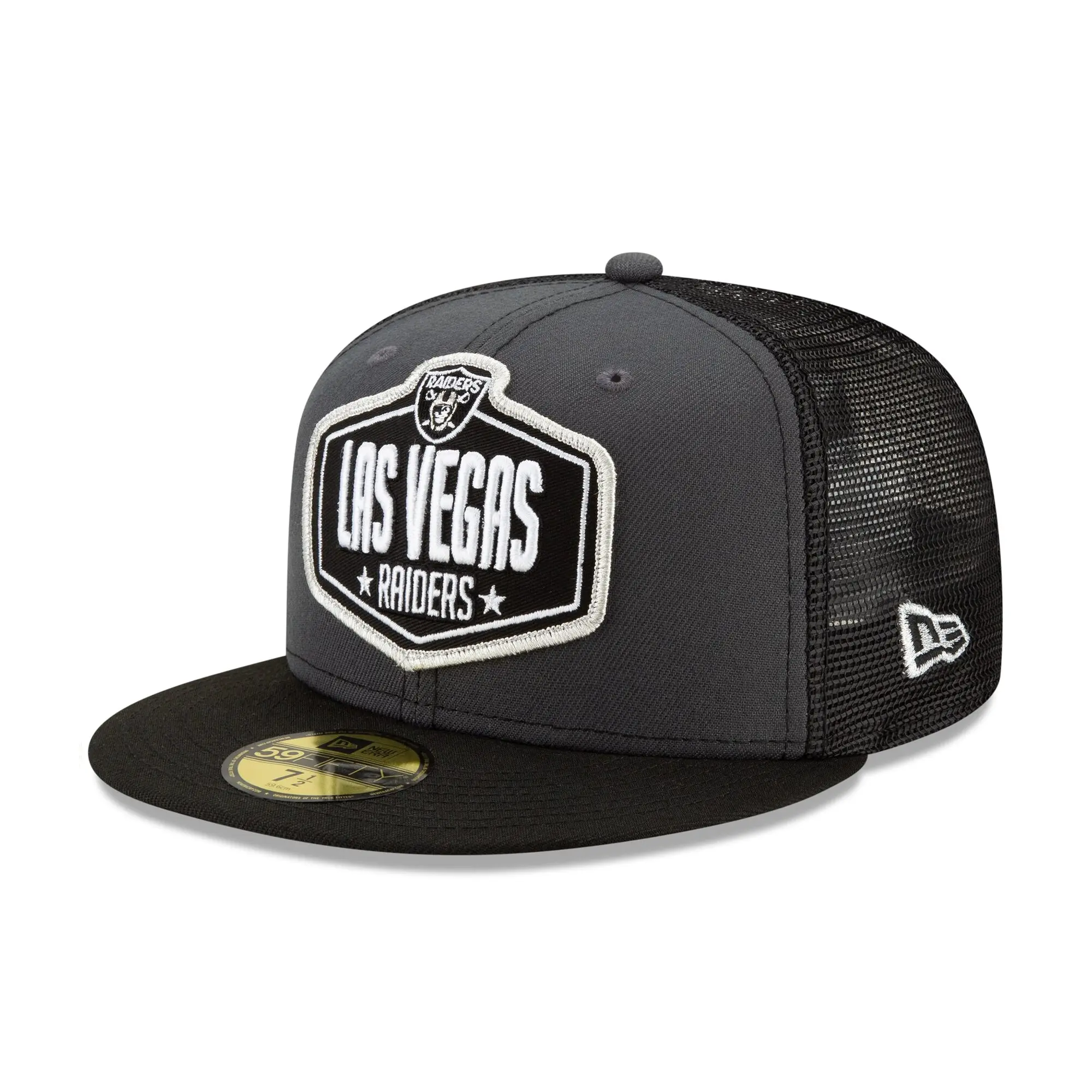 [60139124] Mens New Era NFL 2021 Draft 59Fifty Fitted - Las Vegas Raiders
