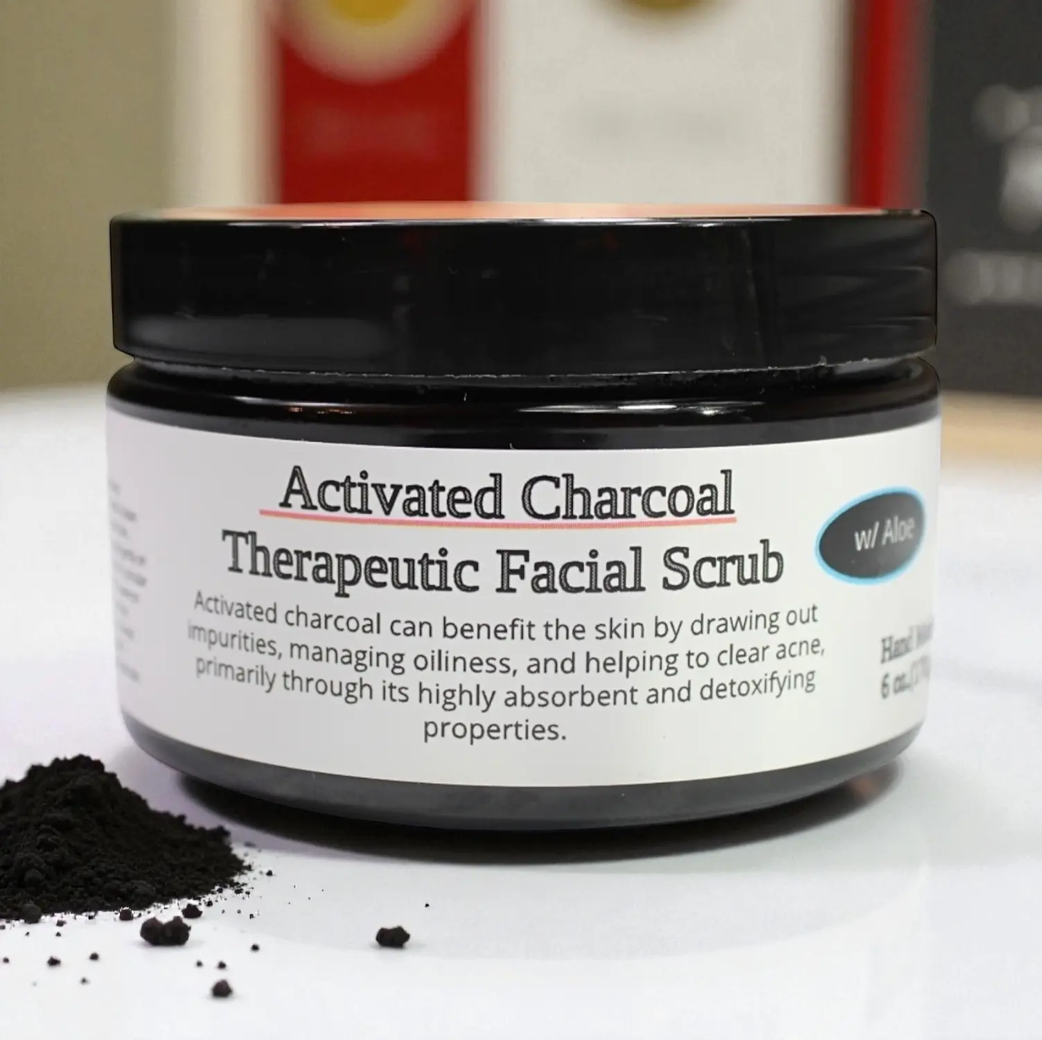 CitrisSan Activated Charcoal Facial Scrub 6 oz.
