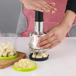 Manual Vegetable Chopper Handheld Food Cutter – Onion Garlic Fruit Slicer Dicer