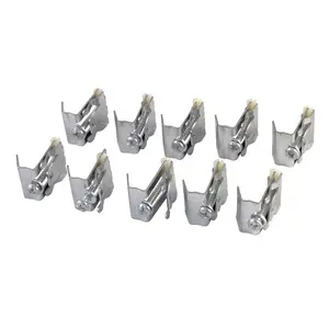 Gourmetier KDSHDWR10 Mounting Clips for Stainless Steel Sink, Silver