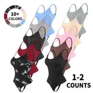 Women  Bodysuit Thong Tummy Control Shapewear Basic Fabric Fashion Womenswear Snatched Body Suit Womenswear Tops Comfort Snatched Waist Body Suit